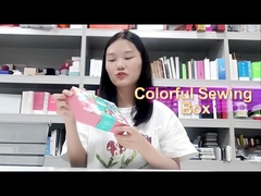 Kleurrijke het naaien document giftvakje verpakking