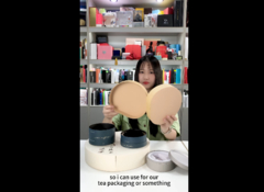 Gepersonaliseerde gedrukte stijve papieren dozen voor thee en koffie