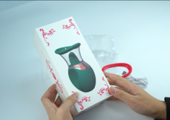 Gepersonaliseerd logo Eco Friendly Printed Cardboard Paper Lip Tong Vibrator Packaging Box