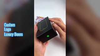 Luxe geschenkdozen Aangepast logo Opvouwbare magnetische sluiting