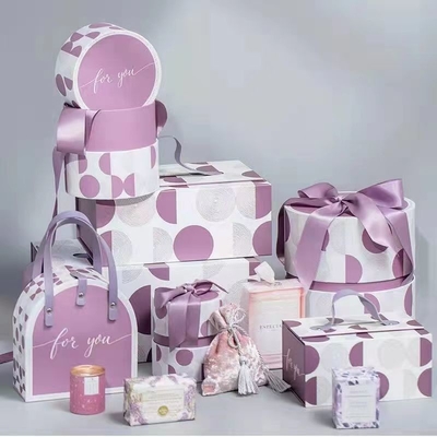 OEM Dank u cadeaubon Polkadot karton cadeaubon voor parfum