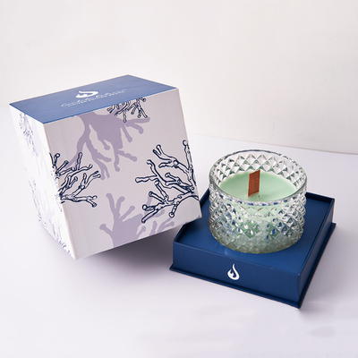 Rigiede witte karton Custom Gift Candle Box Luxe Logo Gedrukt