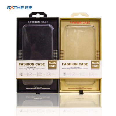 Custom Printed Logo Clear PVC Phone Case Verpakkingsdoos Elektronische producten Verpakkingsdozen