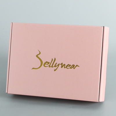 Luxe Roze Drie Laag Golf Verpakkend Doos Aangepast Logo Wholesale