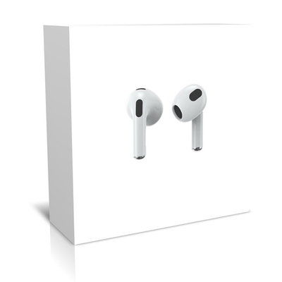 Verpakkende dozen van het douane de Witte Karton airpods voor Draadloze Earbuds-Oortelefoons