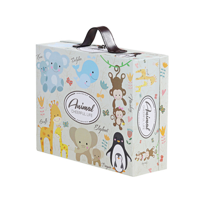 Aangepast Logo Fixed Portable Gift Box Matt Lamination/Hete het Stempelen OEM ODM