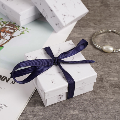De marmer Kleine Doos van de Juwelengift voor Oorringen Ring Necklace Bracelet