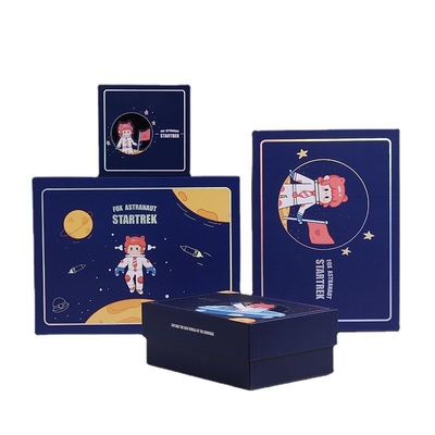 Groothandel Blauwe tekenfilms Juwelen Geschenkdozen Cosmetica Schal Opbergverpakkingsdoos