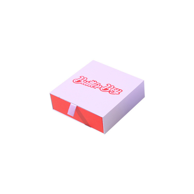 Het rekupereerbare het Kartongift van Eco Vriendschappelijke Klantgerichte Roze van de Verpakkingsdoos