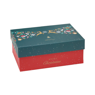 Van de het Kartongift van de lintsluiting de Verpakkende Doos voor Kerstmisgift