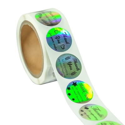Van de Stickeretiketten van het douanehologram Vinyl Verpakkend 2D 3D de Drukembleem