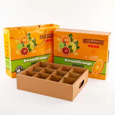 Het gekleurde de Gift van het Fruitkarton Met de hand gemaakte Unieke Ontwerp van de Verpakkingsdoos