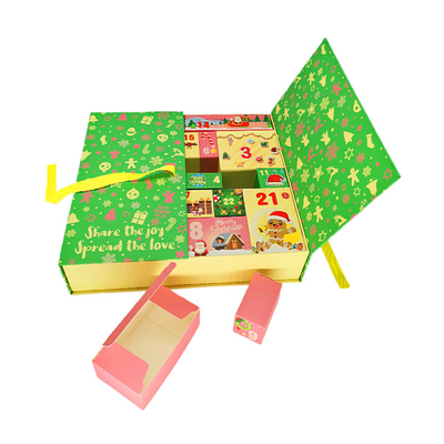 Van de Kerstmisgift van de Pantonekleur van de de Doosaftelprocedure de Kalender Advent Blind Box