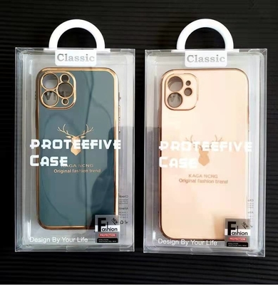 PVC transparante verpakkingsdoos Papierdoos met aangepast logo telefoondoos Verpakkingsdoos