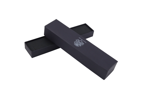 Deksel en basis cadeau verpakkingsdoos Custom logo Zwart stijf papier Karton Juwelen verpakkingsdozen