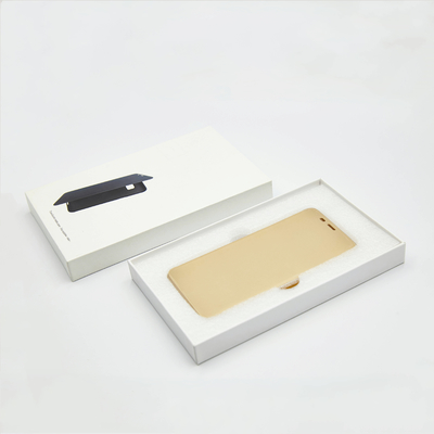 Op maat gemaakte luxe kartonnen doos verpakking mobiele telefoon koffer verpakking cadeaubon