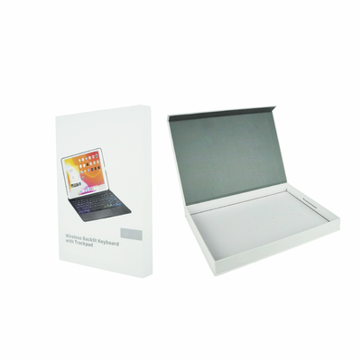 OEM logo gedrukt luxe papier verpakking cadeaubon voor ipad tablet accessoires draadloos toetsenbord