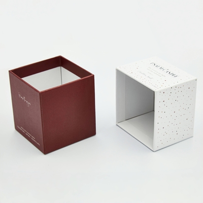 Op maat Printing design huidverzorging cosmetica Kaars pot verpakkingsdoos Geurende kaars pakket papierdoos