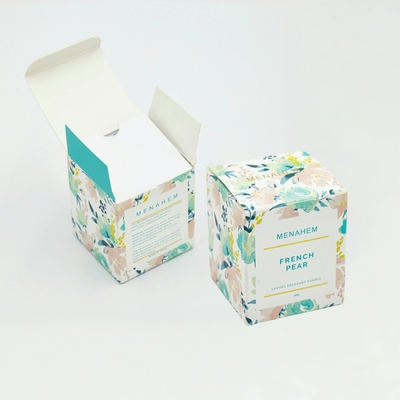 Luxe cadeau verpakkingsdoos Twee Tuck vouwbaar parfum geurende kaars verpakkingsdoos Met invoegsel