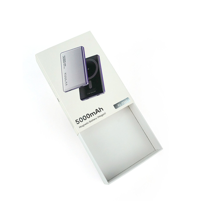 Op maat gedrukte Power Bank Kartonnen Papierdoos Schuifkast Geschenkdoos Voor Elektronisch Verpakken