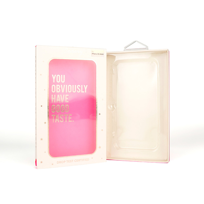 Verpakkingsdoos voor mobiele telefoonhoesjes met hanger en aangepaste grootte