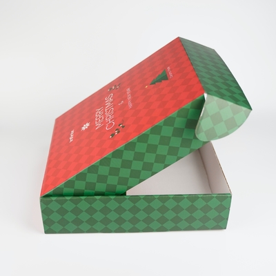 Groothandel Custom logo Kerst Chocolade Candy Gift Packaging Dozen mailer Geaffineerd Papier Doos Voor Kerstcadeau