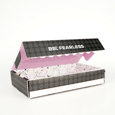 Custom logo verzenddoos met rits Commerce mailing kleefmiddel tear strip open post zelf zegel mailer doos