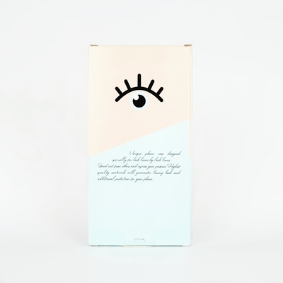 Fashion Design Custom Make-up Producten Twee Tuck Paper Box Package Met PVC Venster