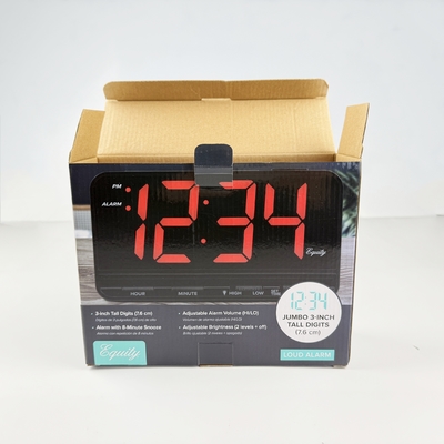 Producenten van elektronische componenten Verpakkingsdoos Kunstpapier Glanzend Voor Digitaal LED Alarm Clock