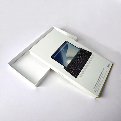 Custom Logo Laptop Computer Karton Papier Doos Verpakking Deksel En basis Doos Voor Draadloos Ipad Keyboard