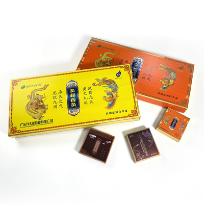 OEM Custom Printed Gold Cigar Paper Verpakking Reghoekig Cigarette Box Cigarette Gift Box