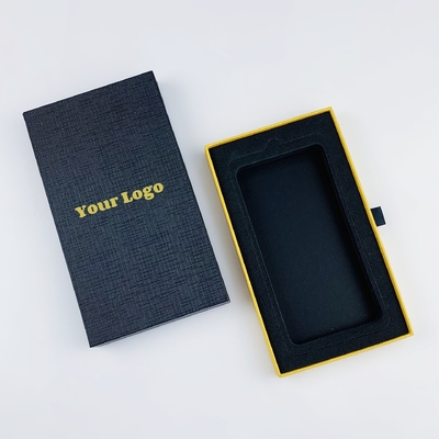 Groothandel Luxe Papier Schuifkast Custom eva schuim telefoon hoes Verpakking met uw eigen logo