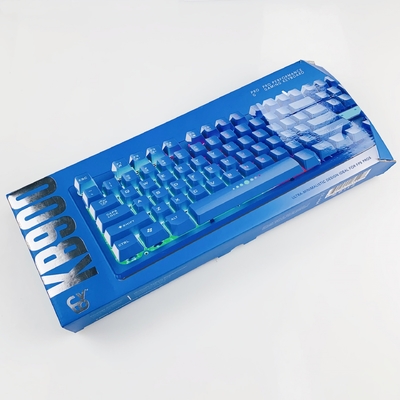 Op maat gemaakte doos UV Sliver Hot Stamping Foil Computer Muis En Keyboard Verpakkingsdoos