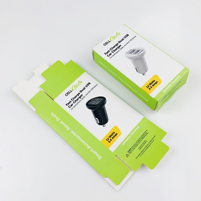 Premium kartonnen verpakkingsdoos Glanzend UV-drukdoos Autoplaadbare opvouwbare verpakkingsdozen