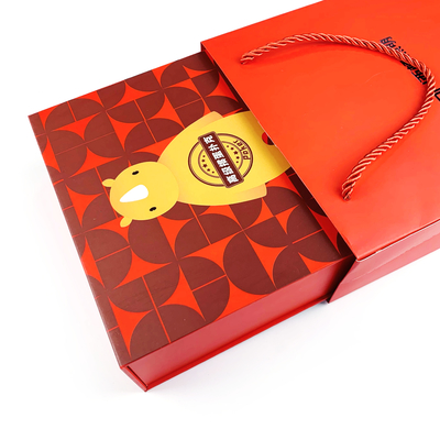 Kinderafvaldoos Verpakking Bedrijfscadeau doos met tasset Afwerking Goud/Zilver Warm stempelen/UV-spot/embossing