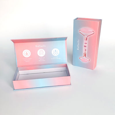 Op maat bedrukte Flip top Box Huidverzorging Gezichtsroller productverpakking Dames Schoonheidstools Verpakking Papieren Doos voor Cosmetica