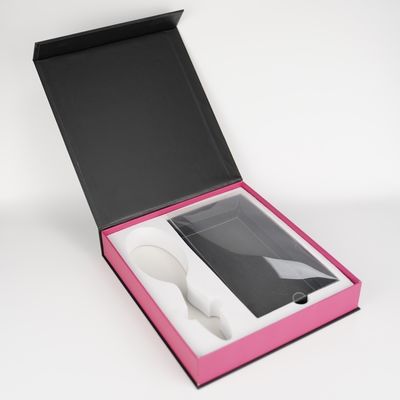 Groothandel Recyclebare rigide cadeau verpakkingsdoos voor vrouwen haarverlenging pruik set Magnetische flip box verpakking voor meisjes cadeau set