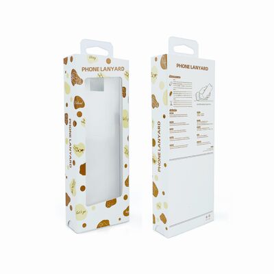 Custom logo horloge band armband stijve dozen schuiver lade doos met venster Smart Watch band verpakkingsdoos