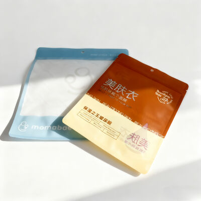 Op maat gemaakte transparante hervergrendelbare zak Matte gelamineerde aluminiumfolie Plastic Opp Bag Plastic Pouch Stand Up Bag Verpakking